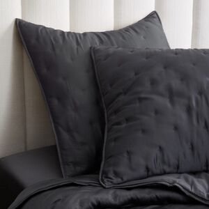 NWOT! - Quince Organic Bamboo Charcoal Euro Set Of 2 Shams! 26" X 26"  (T13)